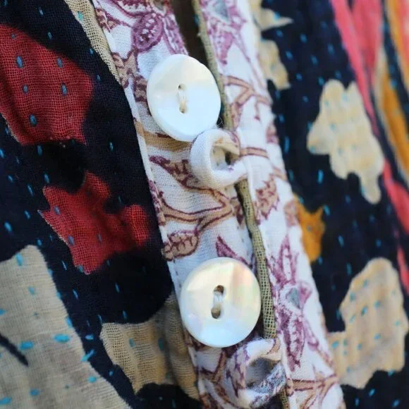 Reversible Bohemian Quilted Coat - Picture 6 of 7